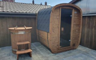 sauna mini box s ochladzovacou kadou 2